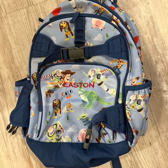 Pottery Barn Kids Other - Pottery Barn kids Toy Story “small” backpack.  With name Easton.